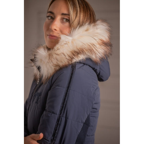 Blouson Louxy Marine – Doudoune Femme Chaude et Confortable