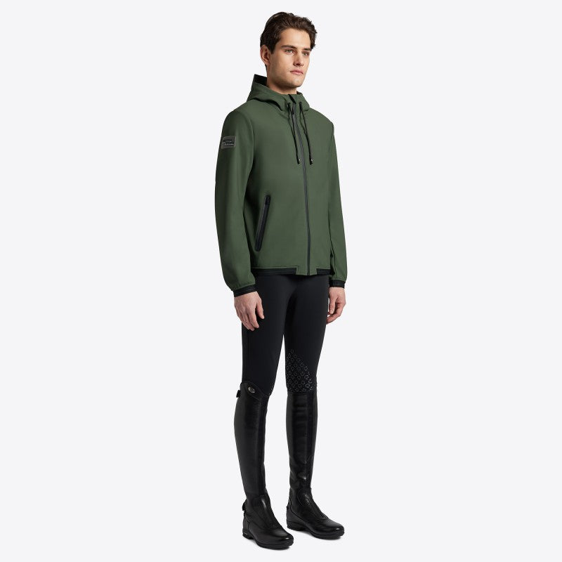 Veste softshell thermique à capuche Cavalleria Toscana homme Forest Green