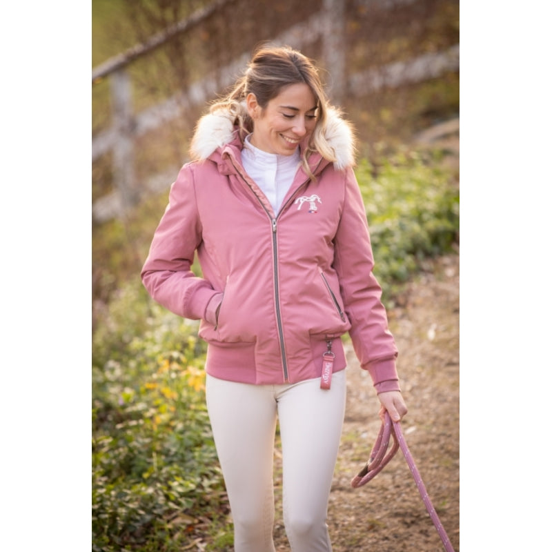 Bombers Step Vieux Rose – Blouson Femme Chaud et Confortable