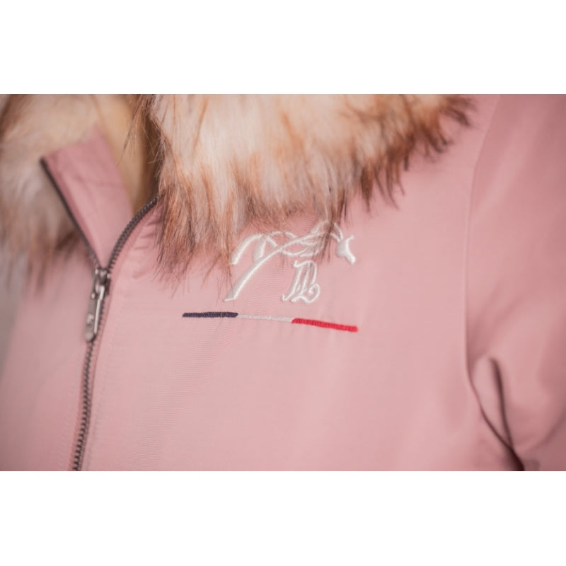 Bombers Lyon Rose Poudré – Blouson Femme Déperlant