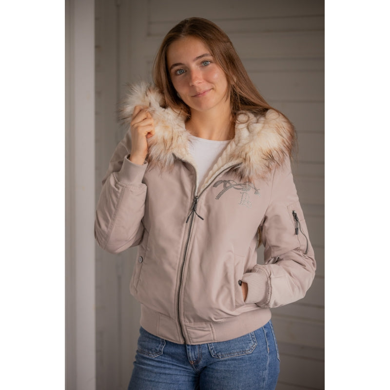 Bombers -Lyon Réversible Pénélope – Taupe & Off-White