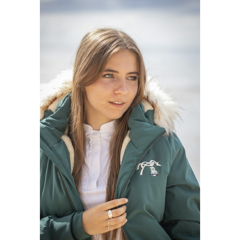 Bombers Step Vert Foncé – Blouson Femme Chaud et Élégant