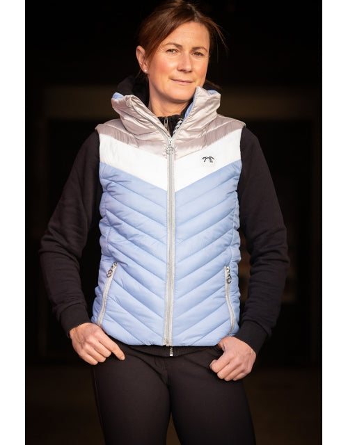 Doudoune sans manches Pénélope Camélia – Bleu Arctic – Inter-saison