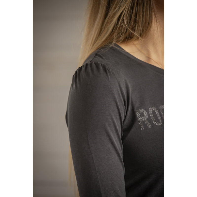 Lovely T-shirt Pénélope – Manches longues, Anthracite