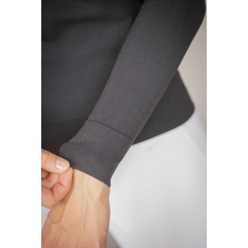 Polo Maddie Pénélope – Manches longues, Anthracite