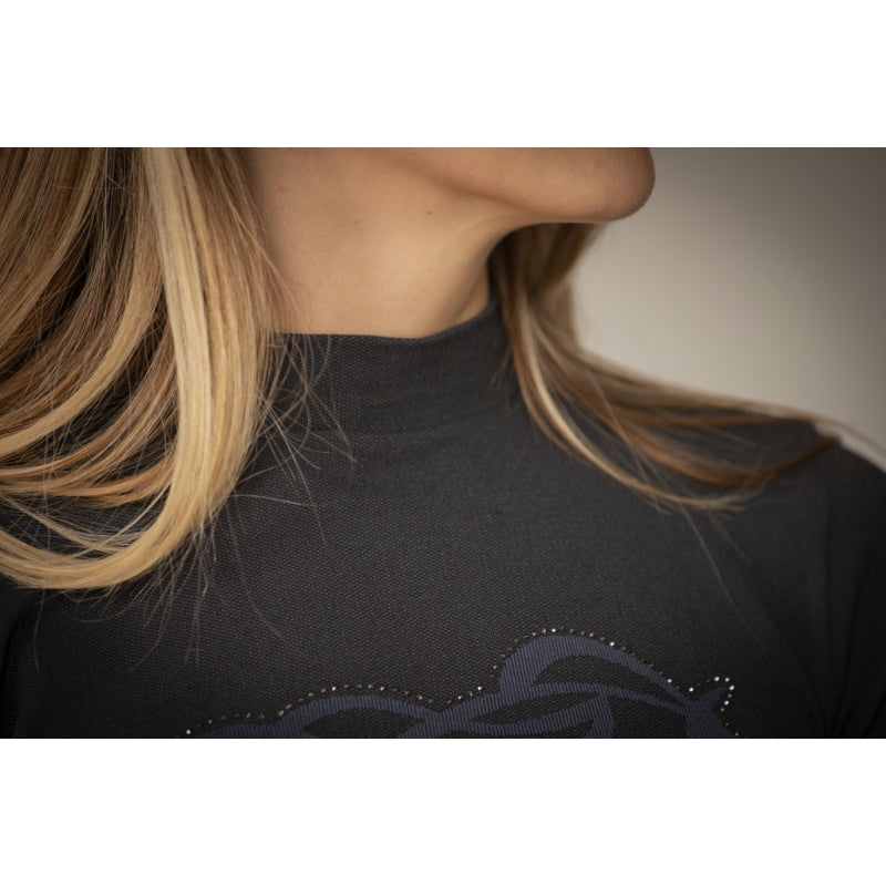 Polo Maddie Pénélope – Manches longues, Anthracite