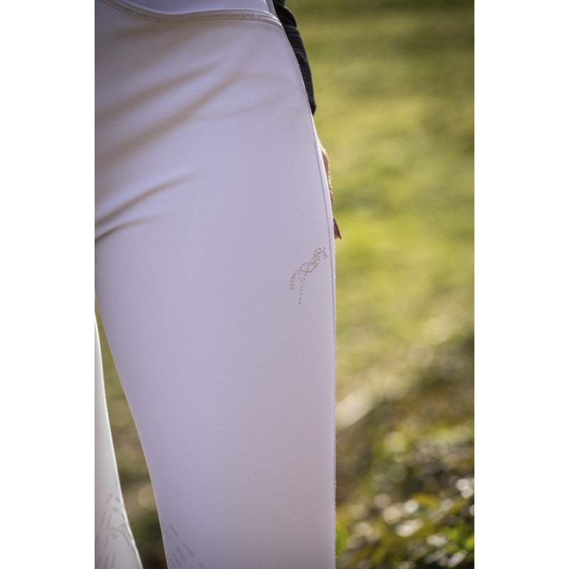 Pantalon d’Équitation Élégance Blanc – Pénélope Femme