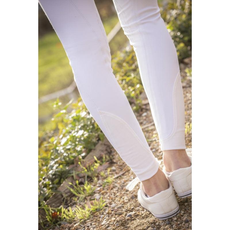 Pantalon d’Équitation Élégance Blanc – Pénélope Femme