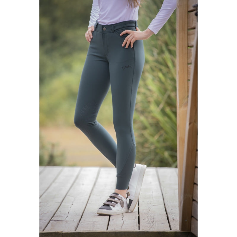Pantalon d’équitation femme Élégance Vert Forêt – Pénélope