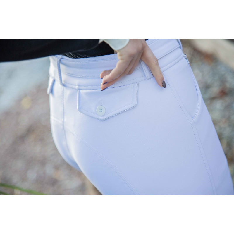 Pantalon d’Équitation New Point Sellier Blanc – Pénélope Femme