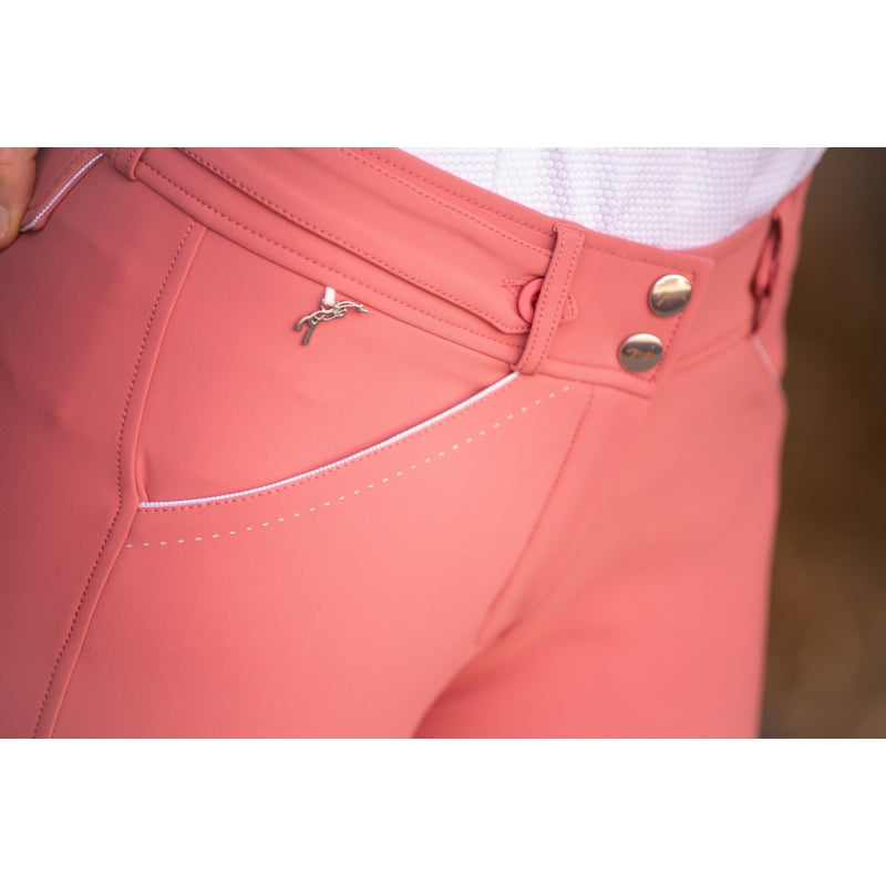 Pantalon d’Équitation New Point Sellier Vieux Rose – Pénélope Femme