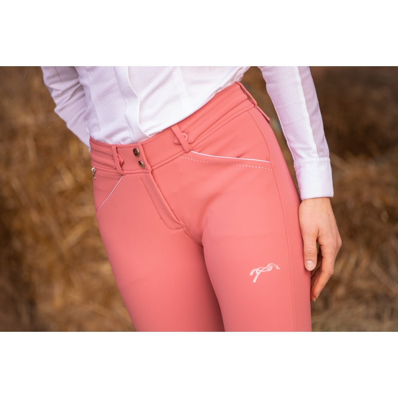 Pantalon d’Équitation New Point Sellier Vieux Rose – Pénélope Femme