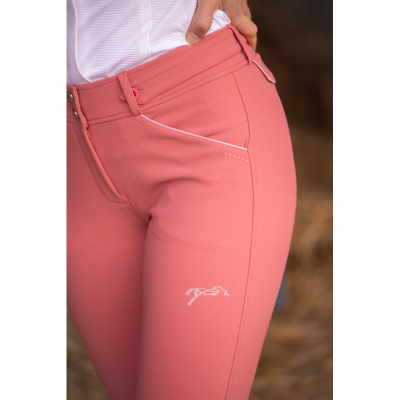 Pantalon d’Équitation New Point Sellier Vieux Rose – Pénélope Femme
