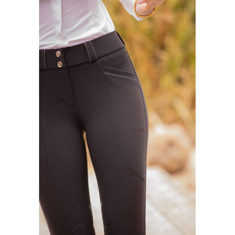 Pantalon d’Équitation Sybille Pénélope – Noir