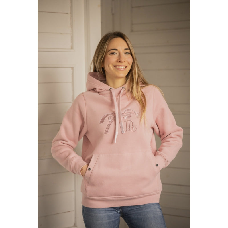 Sweat Polly Rose Poudré Femme – Pénélope Équitation