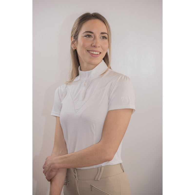 Polo de concours femme Las Honey manches courtes
