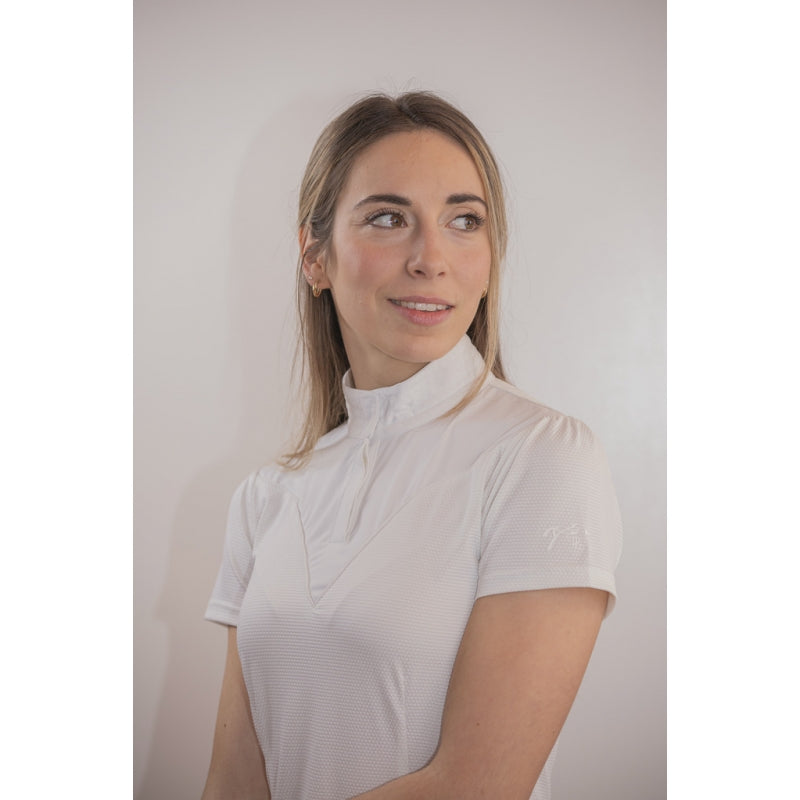 Polo de concours femme Las Honey manches courtes