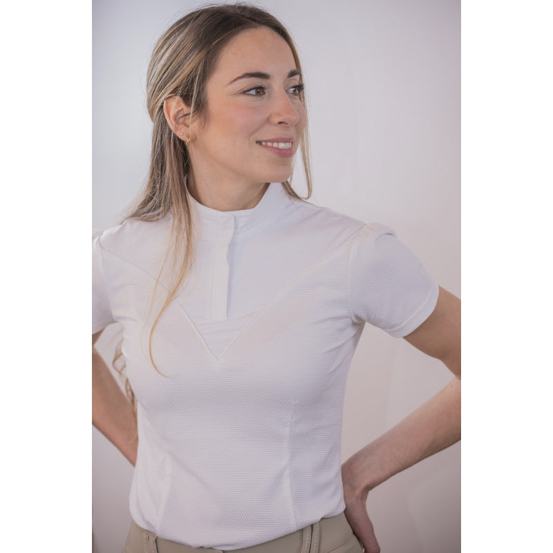 Polo de concours femme Las Honey manches courtes