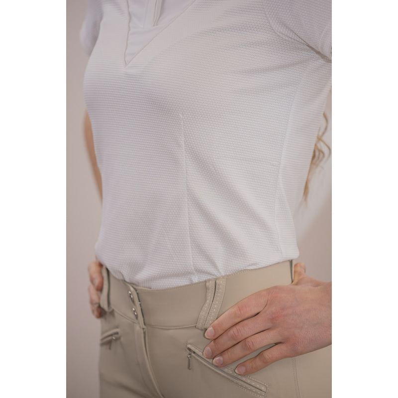 Polo de concours femme Las Honey manches courtes