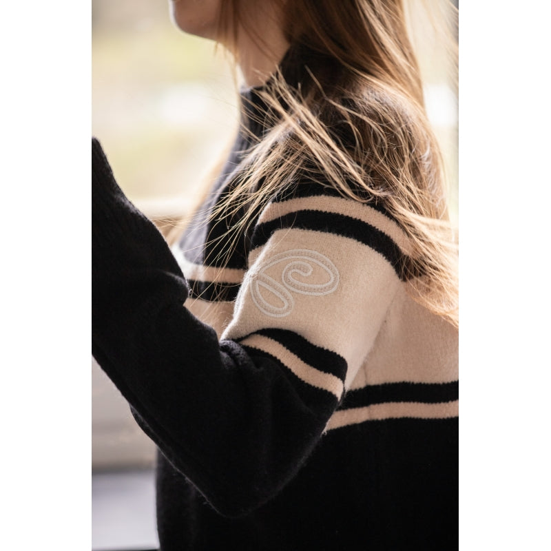 Pull PL-Noris Pénélope – Noir & Camel