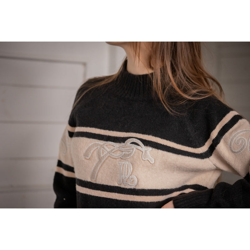 Pull PL-Noris Pénélope – Noir & Camel