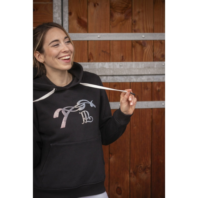 Sweat Funny Noir Femme – Pénélope Équitation