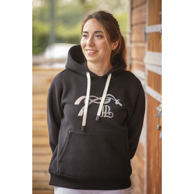 Sweat Funny Noir Femme – Pénélope Équitation