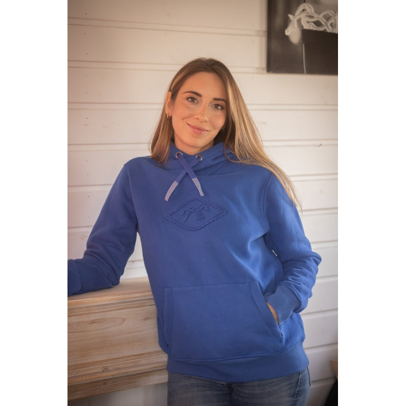 Sweat à capuche -Louison Pénélope – Bleu