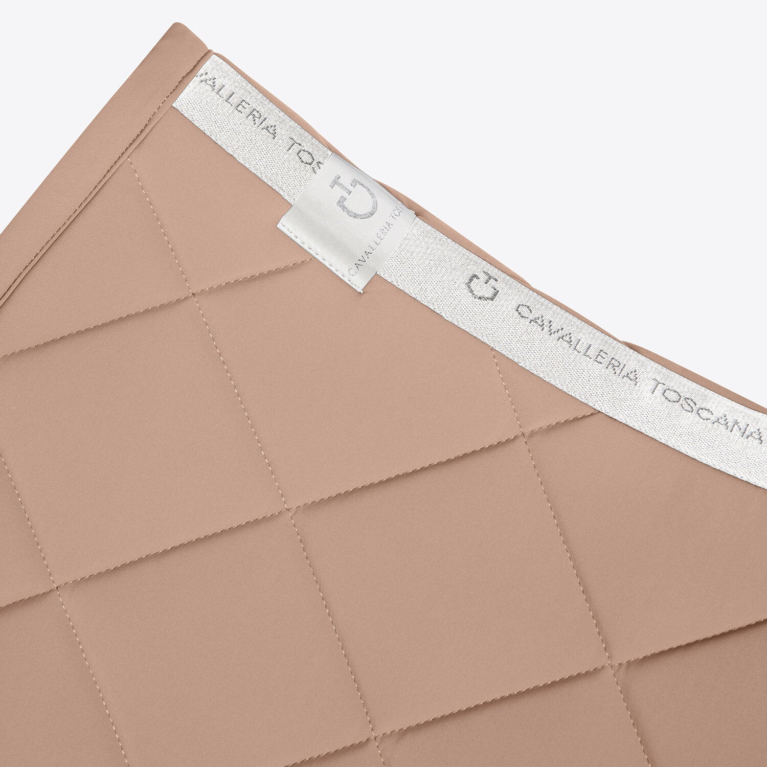 Tapis de selle Cavalleria Toscana Diamond quilted en jersey - Blush