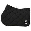 Tapis de selle Cavalleria Toscana Diamond quilted en jersey - Noir