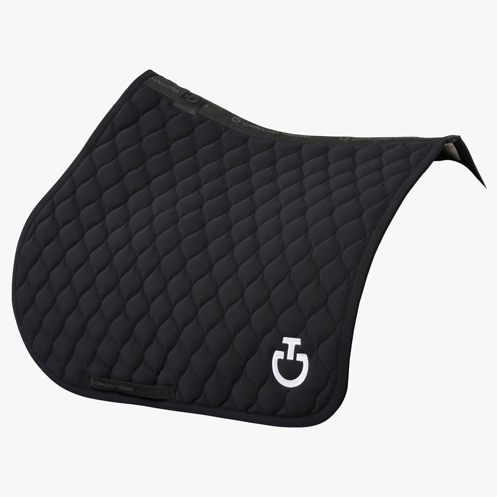 Tapis de selle Circular Quilted Cavalleria Toscana – Noir