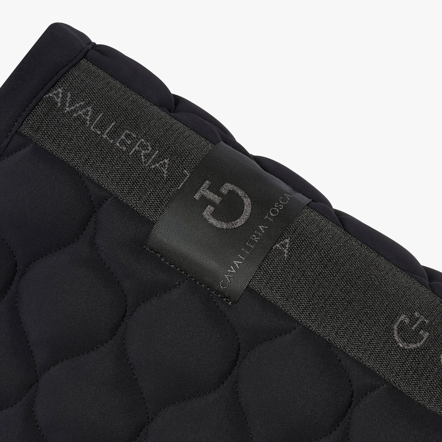 Tapis de selle Circular Quilted Cavalleria Toscana – Noir