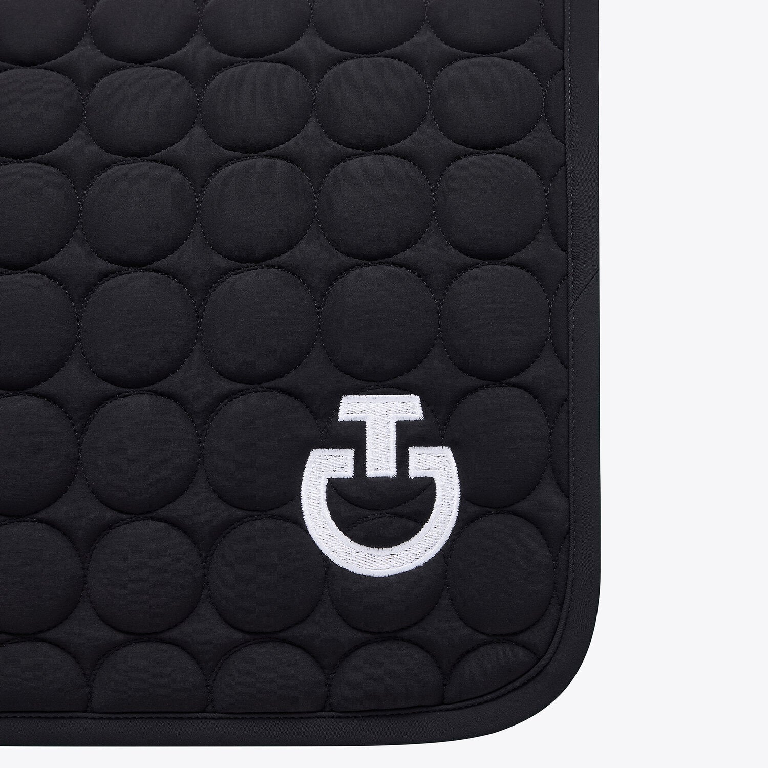 Tapis de selle Circle Quilted Cavalleria Toscana – Noir