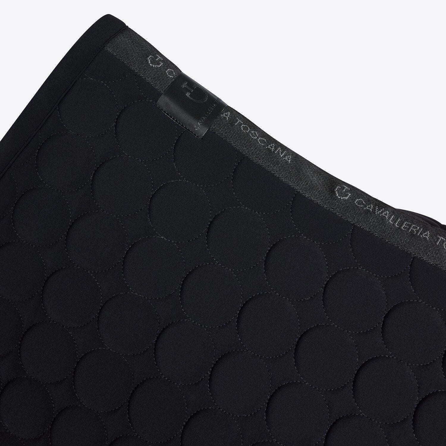 Tapis de selle Circle Quilted Cavalleria Toscana – Noir