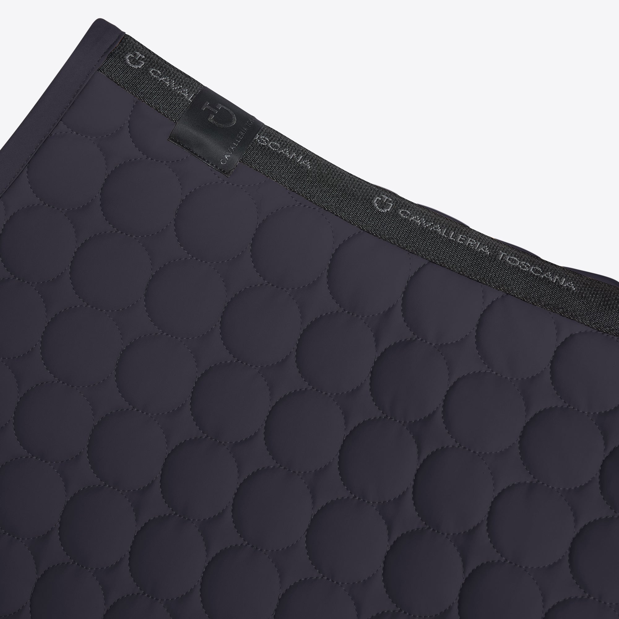 Tapis de selle Circle Quilted Cavalleria Toscana – Ocean Blue