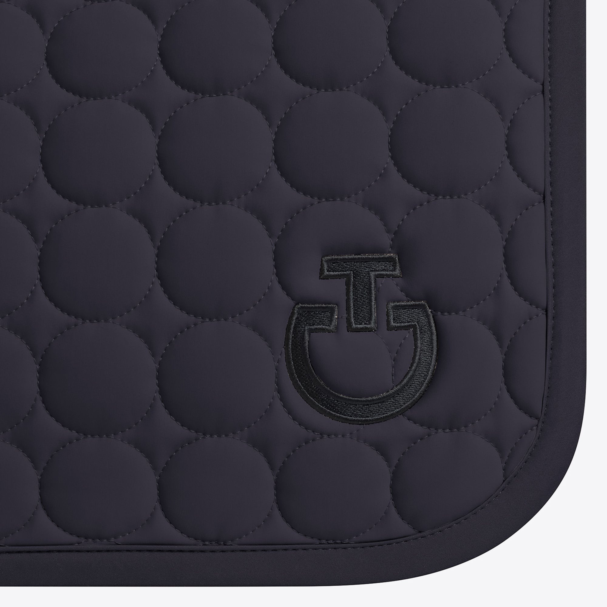 Tapis de selle Circle Quilted Cavalleria Toscana – Ocean Blue