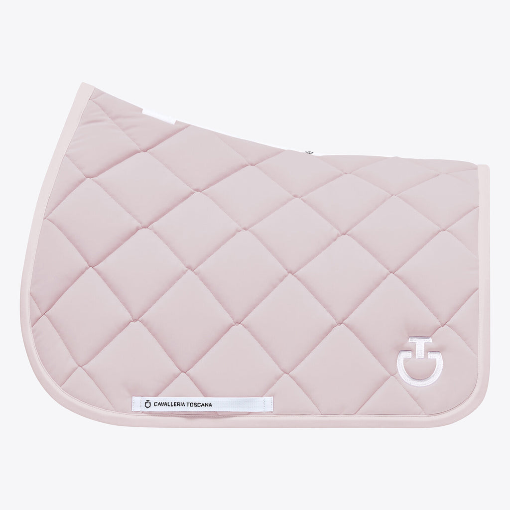 Tapis de selle Cavalleria Toscana Diamond quilted en jersey - Violet Ice