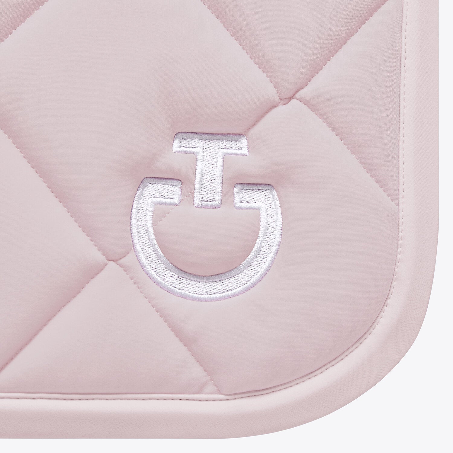 Tapis de selle Cavalleria Toscana Diamond quilted en jersey - Violet Ice