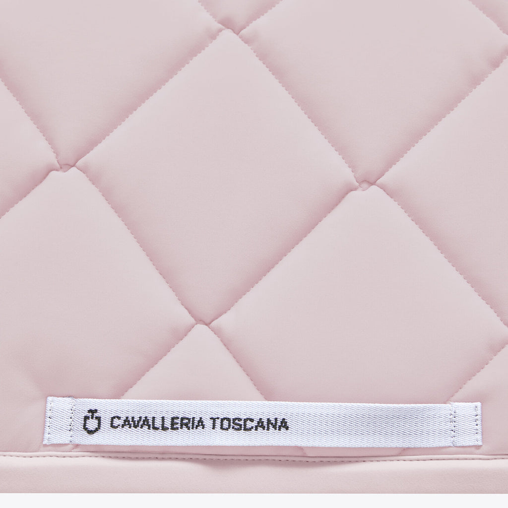 Tapis de selle Cavalleria Toscana Diamond quilted en jersey - Violet Ice
