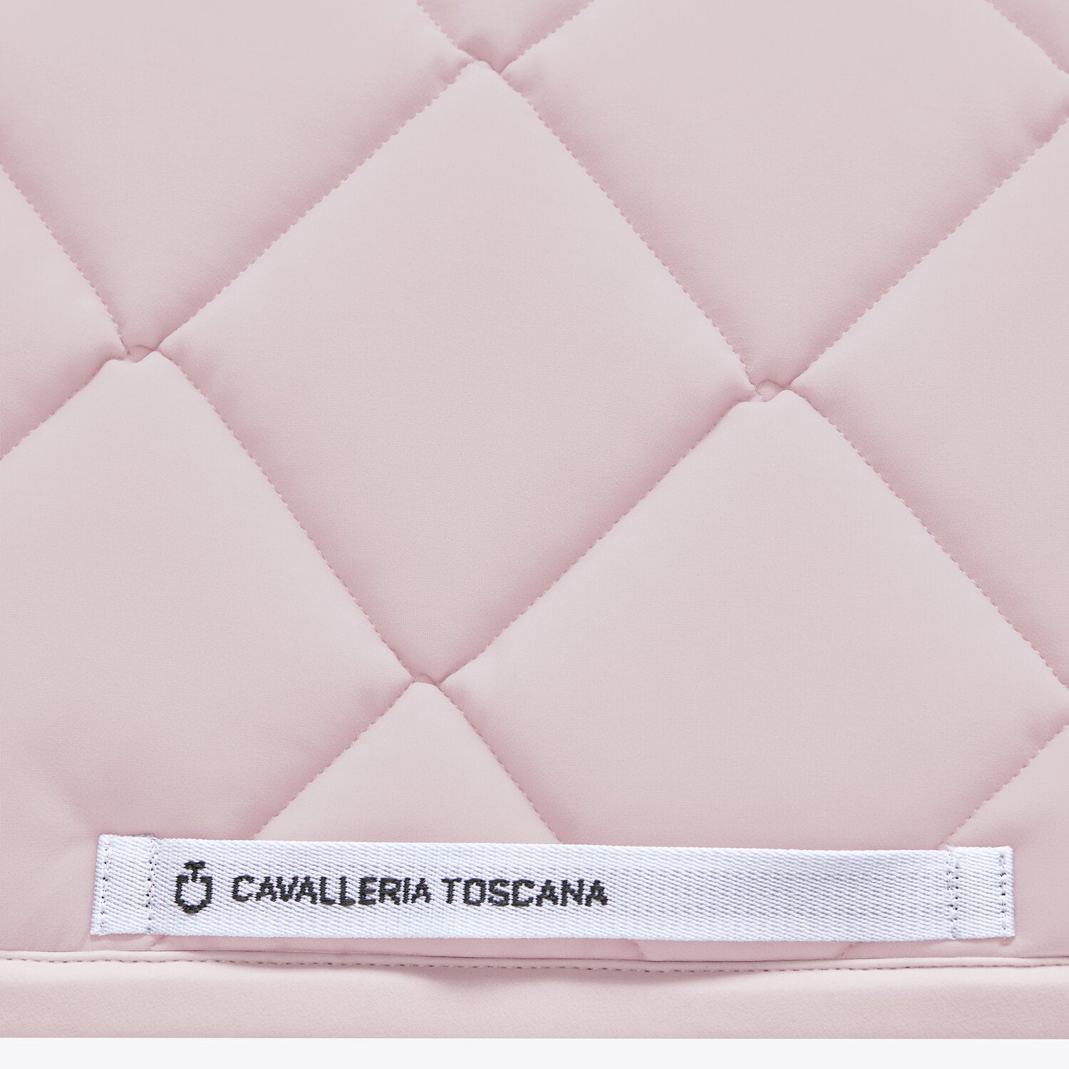 Tapis de selle Cavalleria Toscana Diamond quilted en jersey - Violet Ice