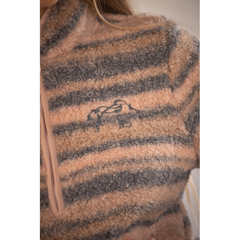 Veste Polaire PL-Opaline Pénélope – Rose & Gris